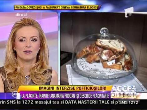 AnaMaria Prodan isi deschide cea mai tare placintarie din Bucuresti