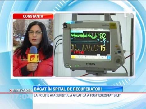 UPDATE! Un afacerist din Galati a fost snopit in bataie de mai multi recuperatori