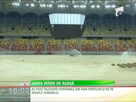 Gazonul de pe "Arena Nationala" a fost schimbat pentru a cincea oara