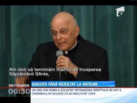 Un ONG din Roma a solicitat retragerea dreptului de vot a cardinalilor acuzati ca au molestat copii