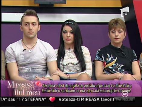 Reactiile Andreei dupa ce a aflat parerea pe care o are fiica Emiliei despre ea