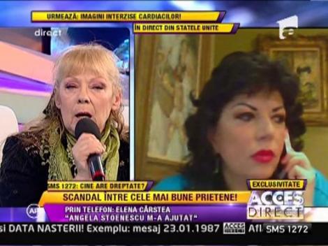 Elena Carstea: "Angela Stoenescu m-a ajutat foarte mult"