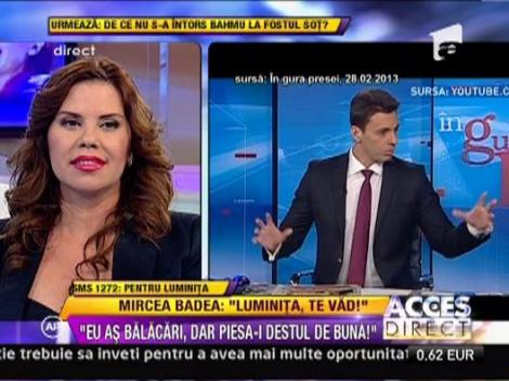 Luminita Anghel: "Mircea Badea a vorbit extraordinar de frumos despre mine"