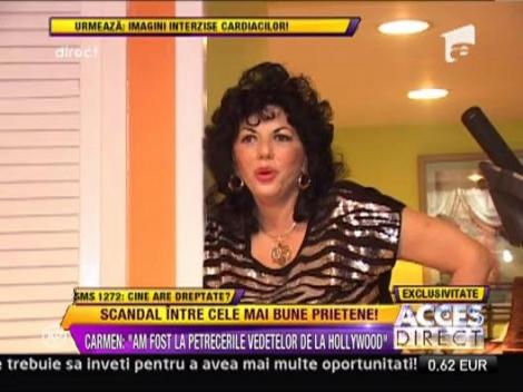 Carmen Harra, pe covorul rosu la decernarea premiilor Oscar"