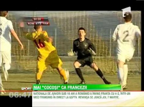 "Tricolorii" mici, dupa victoria cu Franta: "Ii batem si cand ne facem mari"