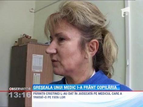 Copilarie distrusa din cauza unei injectii cu ampicilina