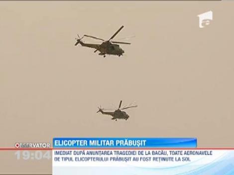 UPDATE / Elicopter militar prabusit in Bacau. 2 militari au murit, iar alti 3 sunt raniti grav