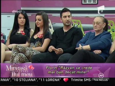 Iuliana: "Florin crede ca imi place de Razvan si mi-a cerut sa nu mai vorbesc cu el"