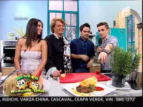 "Vacuta cu legume crude"