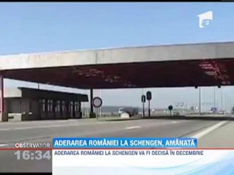 Aderarea Romaniei la spatiul Schengen a fost amanata