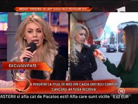 Drama Andreei Rotaru! A renuntat la titlul de Miss din cauza cancerului!