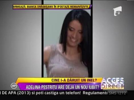 Adelina Pestritu a primit un inel stralucitor de la persoana misterioasa