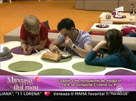 Neintelegeri intre Cosmin si Cristina