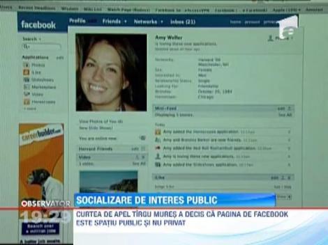 Mesajele de pe Facebook, probe in proces