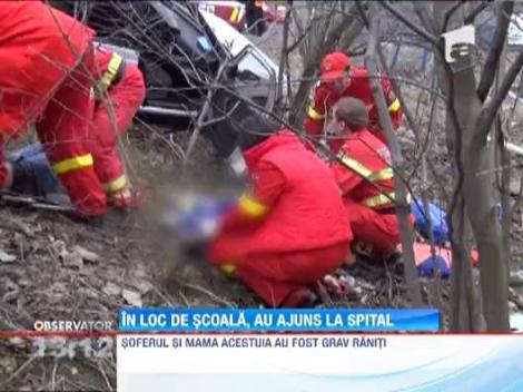 Au facut autostopul si au ajuns la spital
