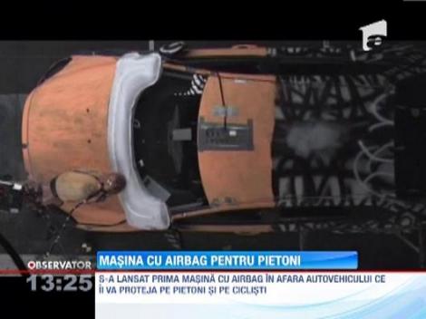 S-a lansat masina cu airbag pentru pietoni