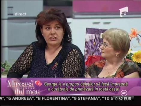 George le-a propus baietilor sa faca impreuna o curatenie de primavara in casa