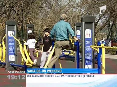 Primul weekend de primavara adevarata a scos pe toata lumea din case