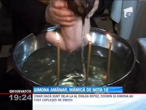Fosta gimnasta de nota 10, actuala mama de nota 10! Simona Amanar si-a botezat fetita