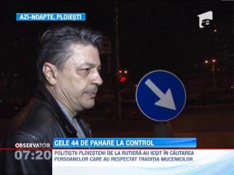 Politistii au iesit in cautarea persoanele de la volan care au respectat traditia celor 44 de pahare