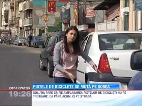 Pistele de biciclete se muta pe sosea