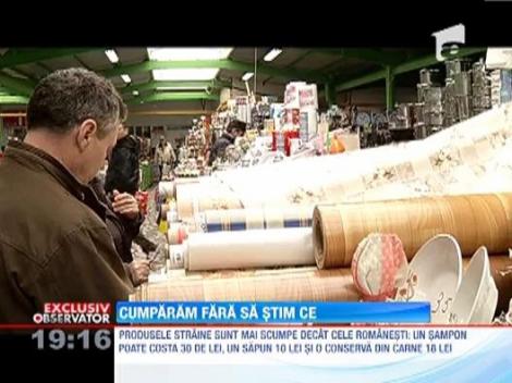 Produsele fara etichete, pericol pentru consumatori