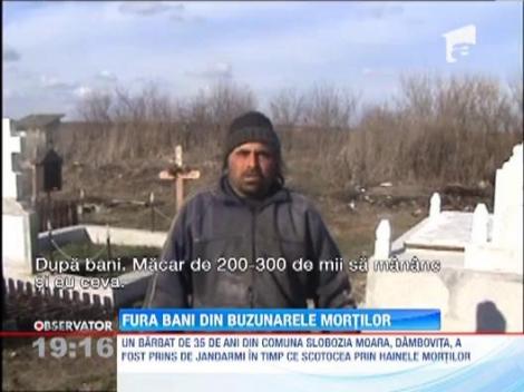 De patru ani traieste sub pamant rascolind cavourile in cautarea banilor!