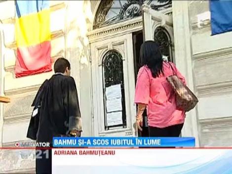 Adriana Bahmuteanu si-a scos iubitul in lume