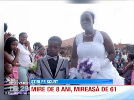 SOCANT! Casatorie intre un baiat de opt ani si o femeie de 61, in Africa