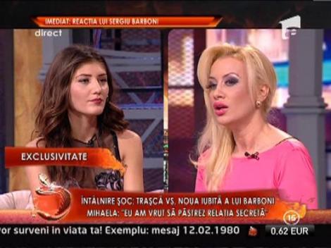 Mihaela: "Eu am vrut sa pastrez secreta relatia cu Sergiu"