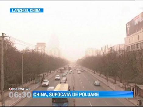 Poluarea aerului a atins un nou prag extrem in China