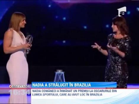 Nadia Comaneci a stralucit la Oscarurile din lumea sportului