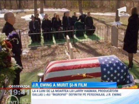 JR Ewing, condus pe ultimul drum si in celebrul serial "Dallas"