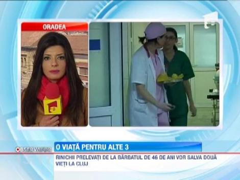 Unul dintre barbatii internati la Spitalul din Oradea, dupa ce a baut spirt, va salva alte 3 vieti