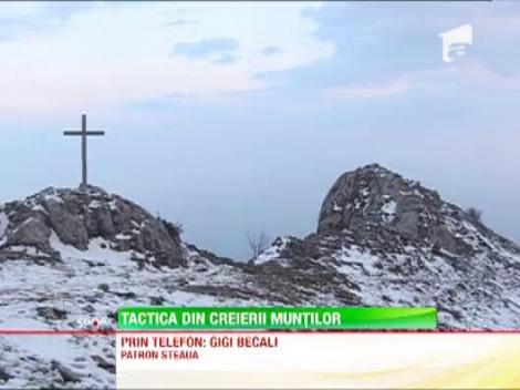 Gigi Becali va sta 3 zile in chilie, alaturi de 200 de calugari