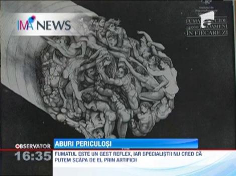 Tigarile electronice mentin dependenta de nicotina