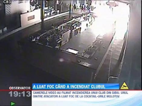 Trei indivizi, la un pas sa arda de vii in timp ce incendiau un club de lux din Sibiu