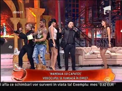 "Maneaua lui Capatos"! Videoclipul s-a filmat in direct in platoul emisiunii!