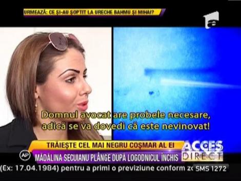 Madalina Secuianu plange dupa iubitul inchis!