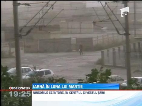 Se intoarce iarna! Cod galben de vant si ninsori pentru toata tara