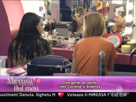 Divergente de opinie intre Cornelia si Andreea
