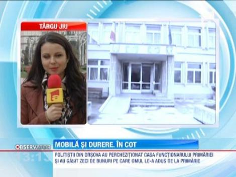 Administratorul primariei Orsova si-a decorat casa cu mobila de la primarie