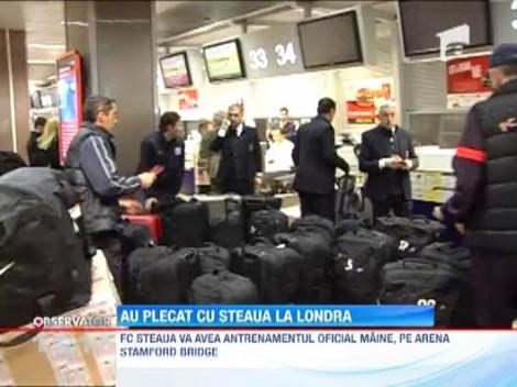 Jucatorii Stelei au plecat spre Londra, pentru meciul carierei lor