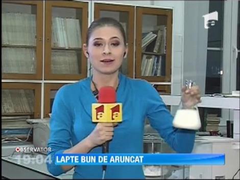 Lapte cu aflatoxina la inca doua centre de colectare! Produsul nu a ajuns in comert