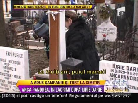 Anca Pandrea, in lacrimi dupa Iurie Darie