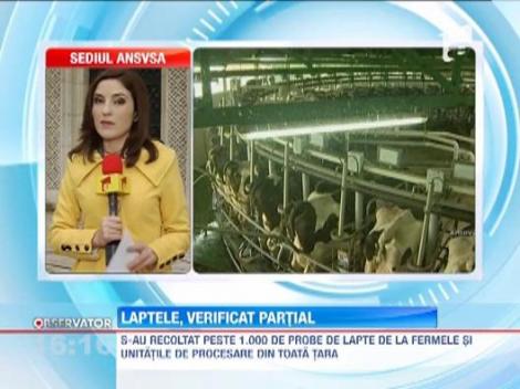Doua dintre fermele unde s-a gasit lapte toxic au scapat de interdictia autoritatilor
