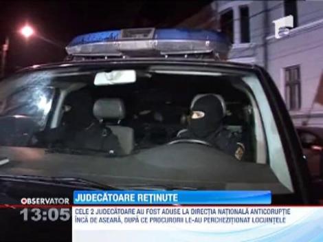 Doua judecatoare de la Tribunalul Bucuresti, ridicate de DNA