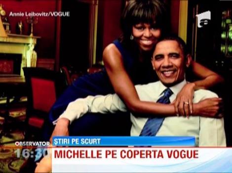 Michelle Obama va aparea pe coperta revistei Vogue