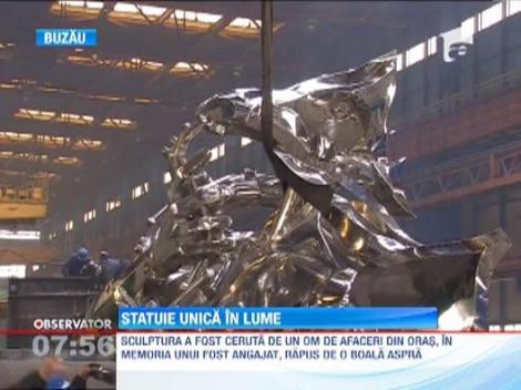 Statuie unica in lume, in Buzau