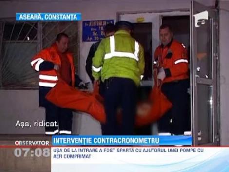 Interventie contracronometru a pompierilor constanteni
